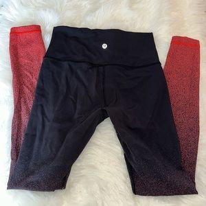 NWOT Lululemon Wunder Under Limited Edition Ombré Leggings